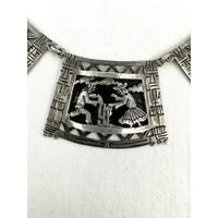 Vintage Peruvian Storyteller Necklace in Sterling Silver