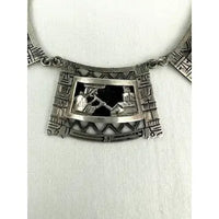 Vintage Peruvian Storyteller Necklace in Sterling Silver