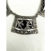 Vintage Peruvian Storyteller Necklace in Sterling Silver