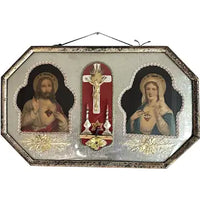Vintage Religious Convex Bubble Wall Plaque