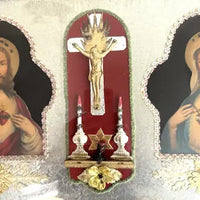 Vintage Religious Convex Bubble Wall Plaque