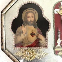 Vintage Religious Convex Bubble Wall Plaque