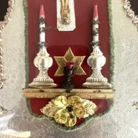 Vintage Religious Convex Bubble Wall Plaque