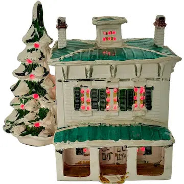 Vintage Retired Dept 56 Original Snow Village Mansion