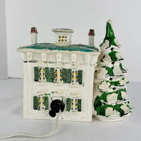 Vintage Retired Dept 56 Original Snow Village Mansion