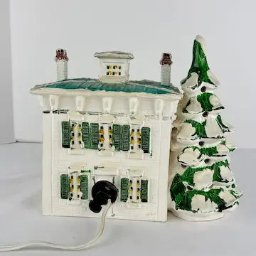 Vintage Retired Dept 56 Original Snow Village Mansion