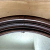 Vintage Round Top Wood Framed Mirror