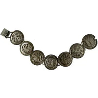 Vintage Silver Peruvian Storyteller Bracelet