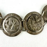 Vintage Silver Peruvian Storyteller Bracelet