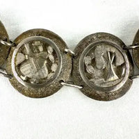 Vintage Silver Peruvian Storyteller Bracelet