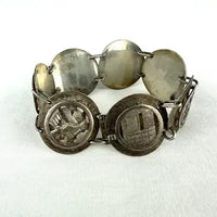 Vintage Silver Peruvian Storyteller Bracelet