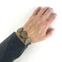 Vintage Silver Peruvian Storyteller Bracelet