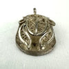 Vintage Silver Scarab Pendant with Heiroglyphs