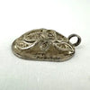 Vintage Silver Scarab Pendant with Heiroglyphs