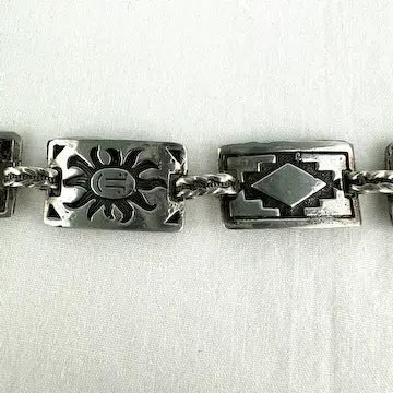 Vintage Silver Thunderbird Link Bracelet