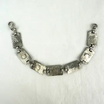 Vintage Silver Thunderbird Link Bracelet