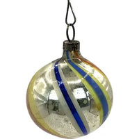 Vintage Small German Bimini Striped Ornament