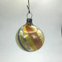 Vintage Small German Bimini Striped Ornament