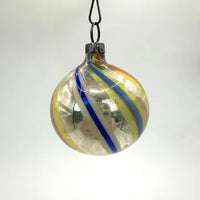 Vintage Small German Bimini Striped Ornament
