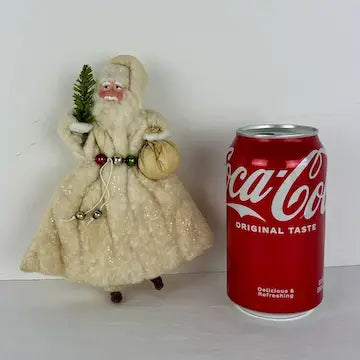 Vintage Spun Cotton Santa by Trissy Crenshaw