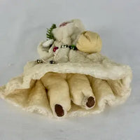 Vintage Spun Cotton Santa by Trissy Crenshaw