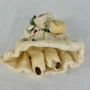 Vintage Spun Cotton Santa by Trissy Crenshaw