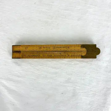 Vintage Stanley #53 1/2 Folding Ruler and Architectural Scale