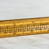 Vintage Stanley #53 1/2 Folding Ruler and Architectural Scale