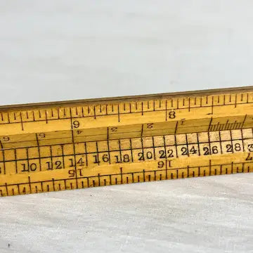 Vintage Stanley #53 1/2 Folding Ruler and Architectural Scale