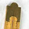 Vintage Stanley #53 1/2 Folding Ruler and Architectural Scale