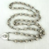 Vintage DiRoma Rosary with Sterling Silver Wedding Bell Beads