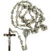 Vintage DiRoma Rosary with Sterling Silver Wedding Bell Beads