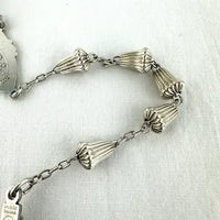 Vintage DiRoma Rosary with Sterling Silver Wedding Bell Beads