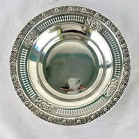 Vintage Sterling Silver Mueck-Cary Hollowware Royal Rose Bowl