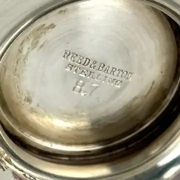 Vintage Sterling Silver Reed & Barton Creamer “Pointed Antique”