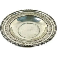 Vintage Towle Virginia Carvel Sterling Silver Shallow Bowl