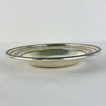 Vintage Towle Virginia Carvel Sterling Silver Shallow Bowl