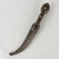 Vintage Turkish Jambiya Dagger with Sheath