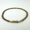 Vintage UnoAErre Italian 14k Gold Braided Bracelet