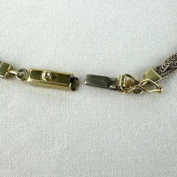 Vintage UnoAErre Italian 14k Gold Braided Bracelet
