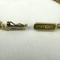 Vintage UnoAErre Italian 14k Gold Braided Bracelet