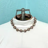 Vintage Venetian Wedding Cake Bead Necklace