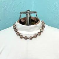 Vintage Venetian Wedding Cake Bead Necklace
