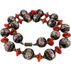 Vintage Venetian Wedding Cake Bead Necklace