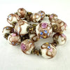 Vintage Venetian Wedding Cake Bead Necklace