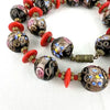 Vintage Venetian Wedding Cake Bead Necklace