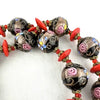 Vintage Venetian Wedding Cake Bead Necklace