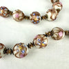 Vintage Venetian Wedding Cake Bead Necklace