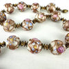 Vintage Venetian Wedding Cake Bead Necklace