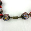 Vintage Venetian Wedding Cake Bead Necklace